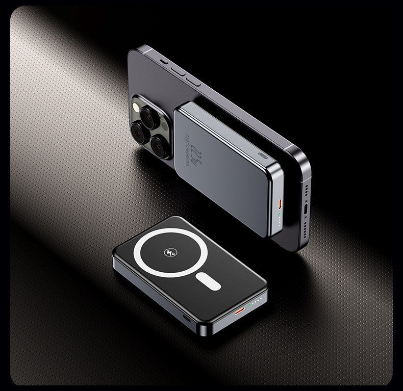 Wearable Wireless Powerbank with Integrated Usb Cables Stornfield