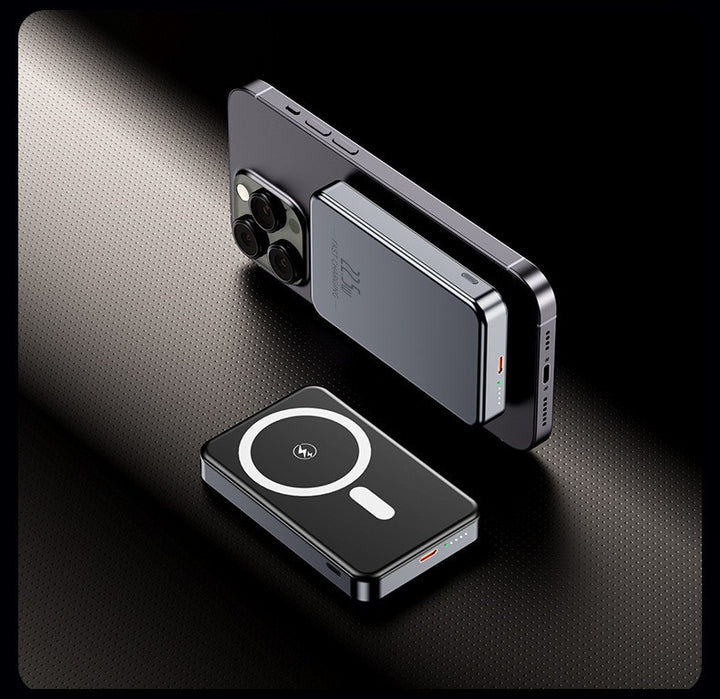 Wearable Wireless Powerbank with Integrated Usb Cables Stornfield