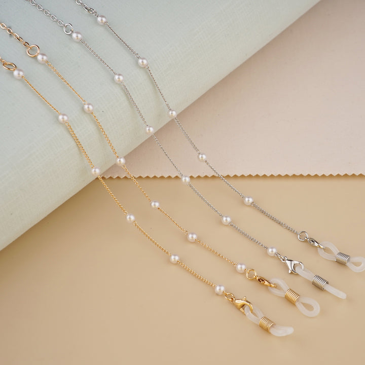 Elegant Pearl-Accented Eyewear Chain Stornfield