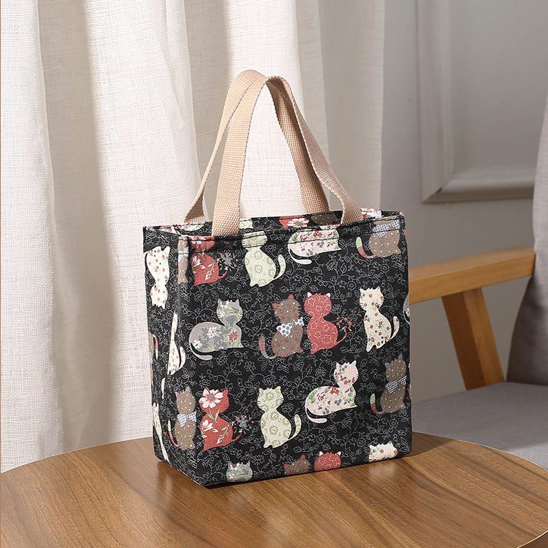 Cute Cat Print Tote Bag Stornfield