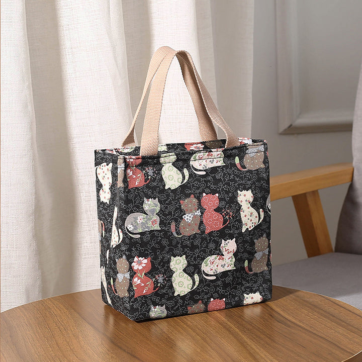 Cute Cat Print Tote Bag Stornfield
