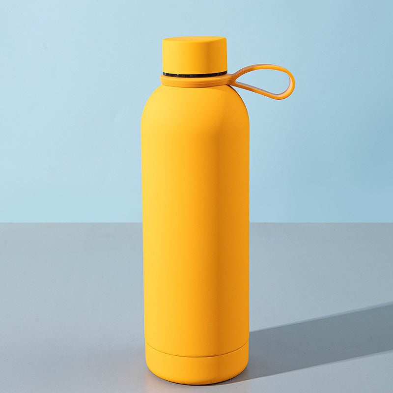 Ladies stylish stainless steel drinking bottle with innovative closure Stornfield