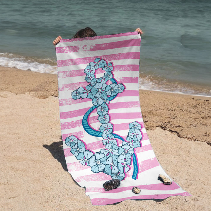 Beach towel with creative mandala design Stornfield