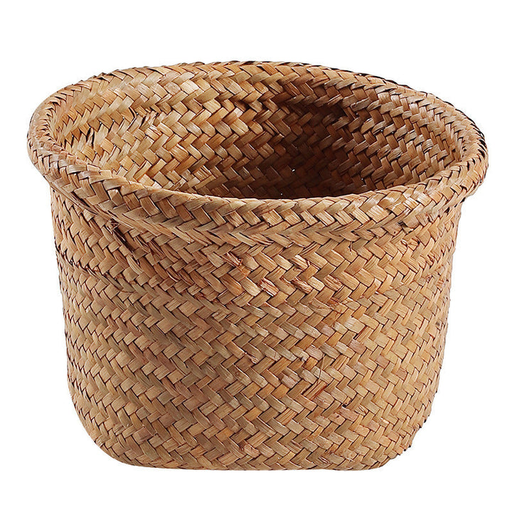 Handcrafted Natural Seagrass Storage Pot Stornfield