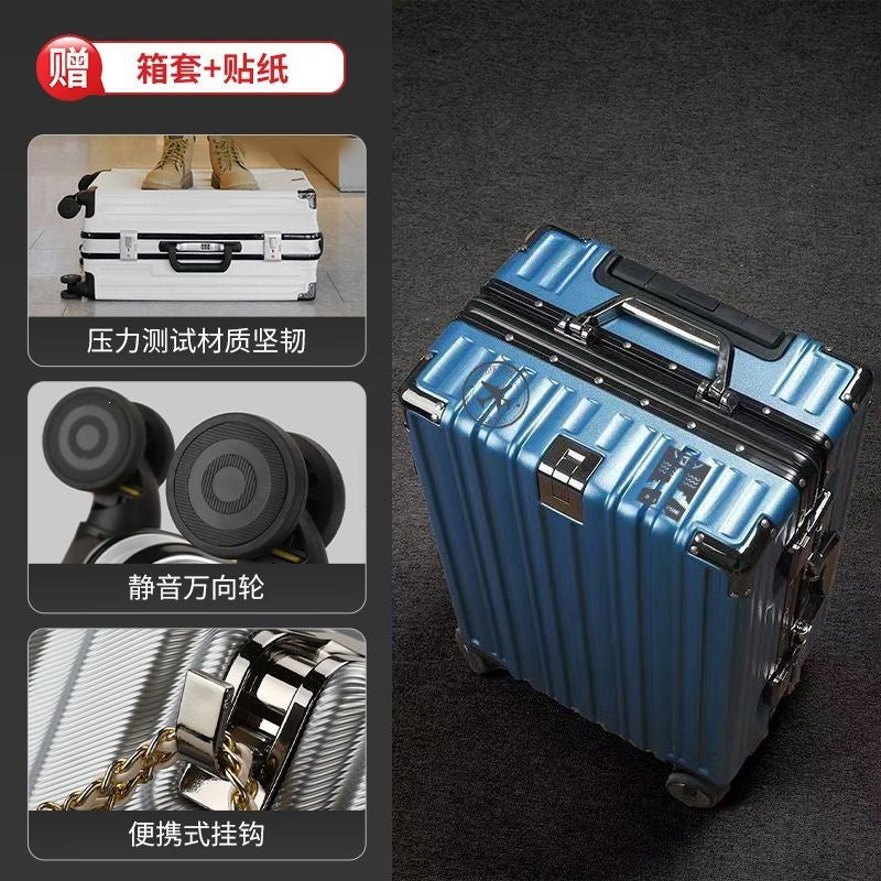 Hard-shell travel suitcase with spacious interior and high-quality rolling system Stornfield
