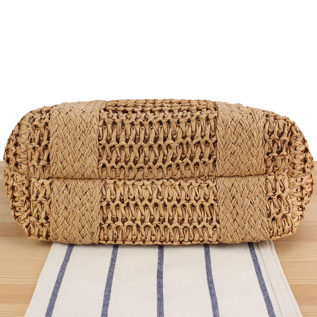 Handbag with Woven Design and Removable Shoulder Strap Stornfield