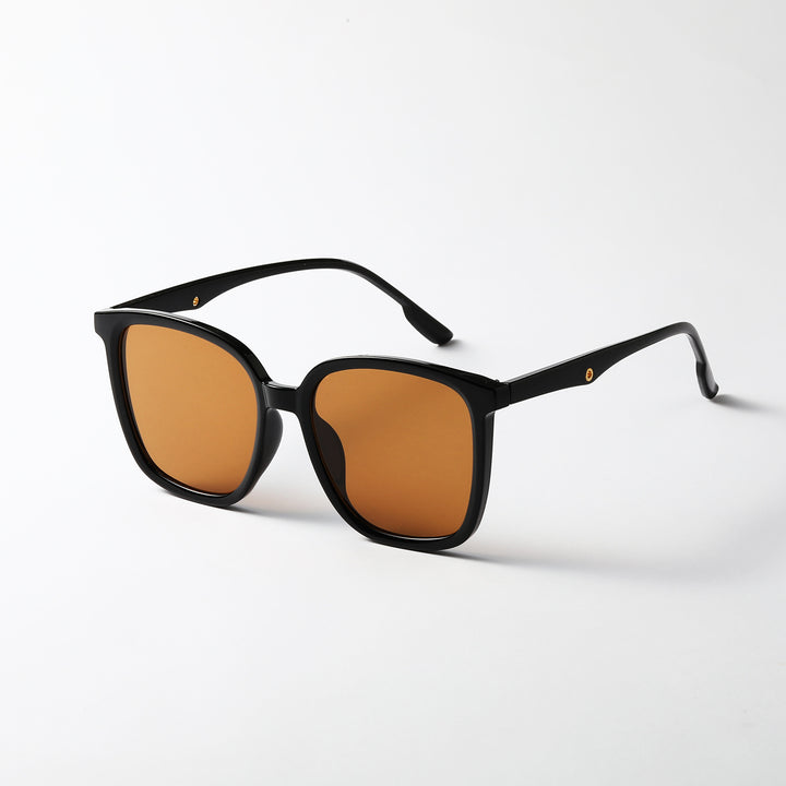 Women's stylish square sunglasses with clear frame and polarized lenses Stornfield