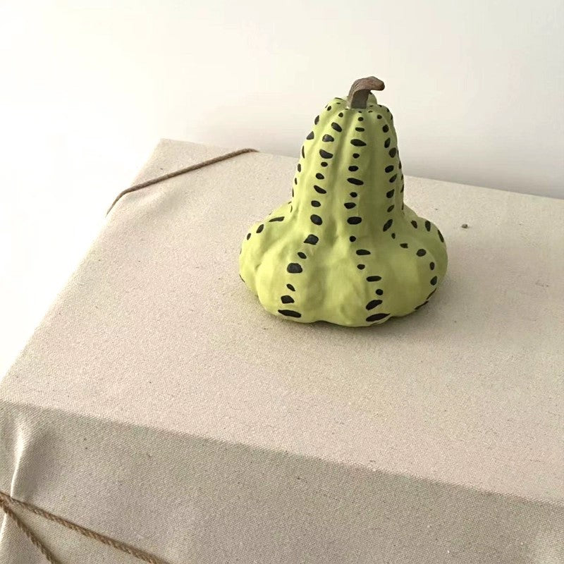 Decorative Ceramic Pea Pod Sculpture