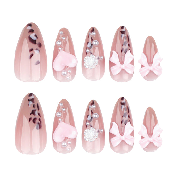 Artful nail extensions with decorative 3D designs Stornfield