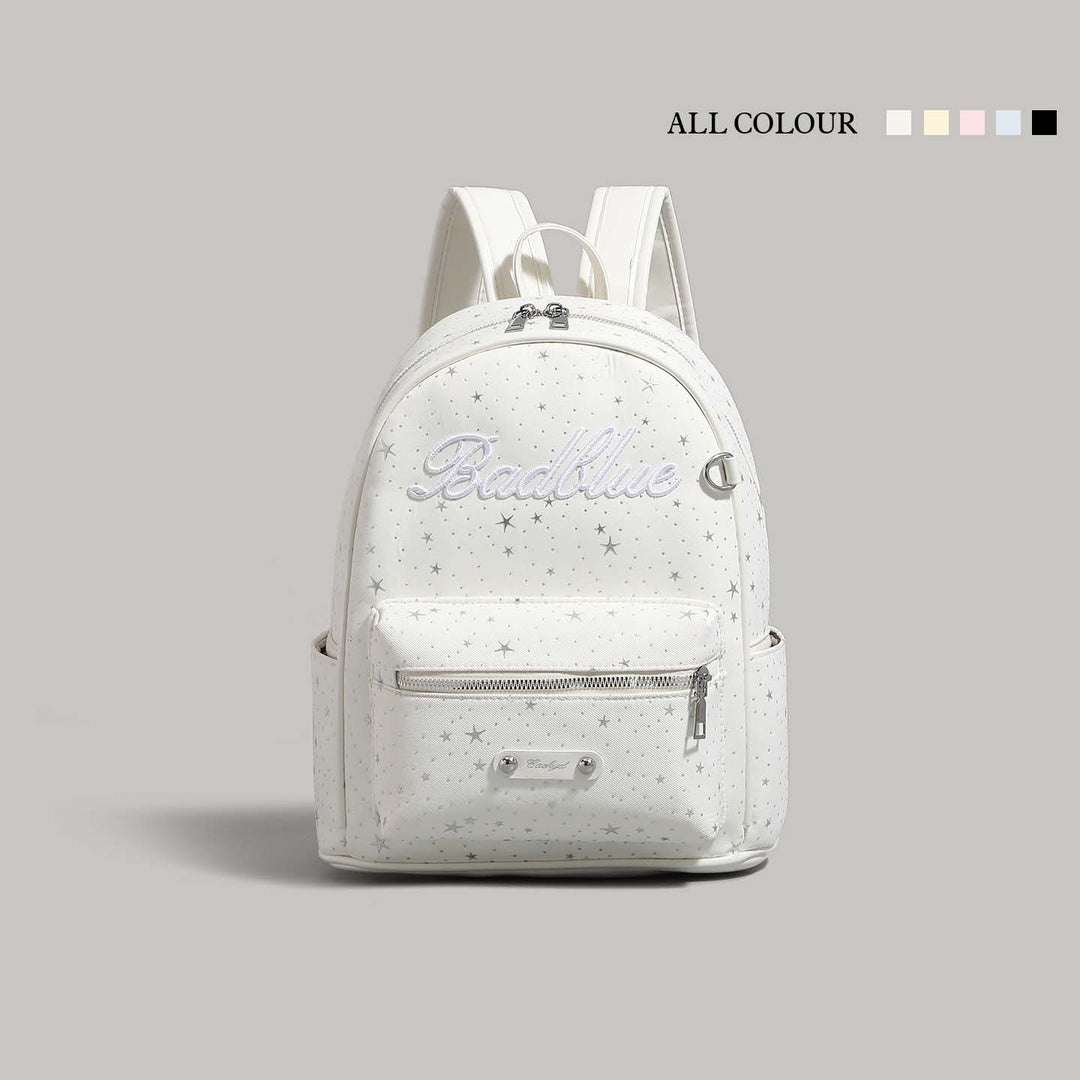 Star-Embellished Casual Backpack Stornfield