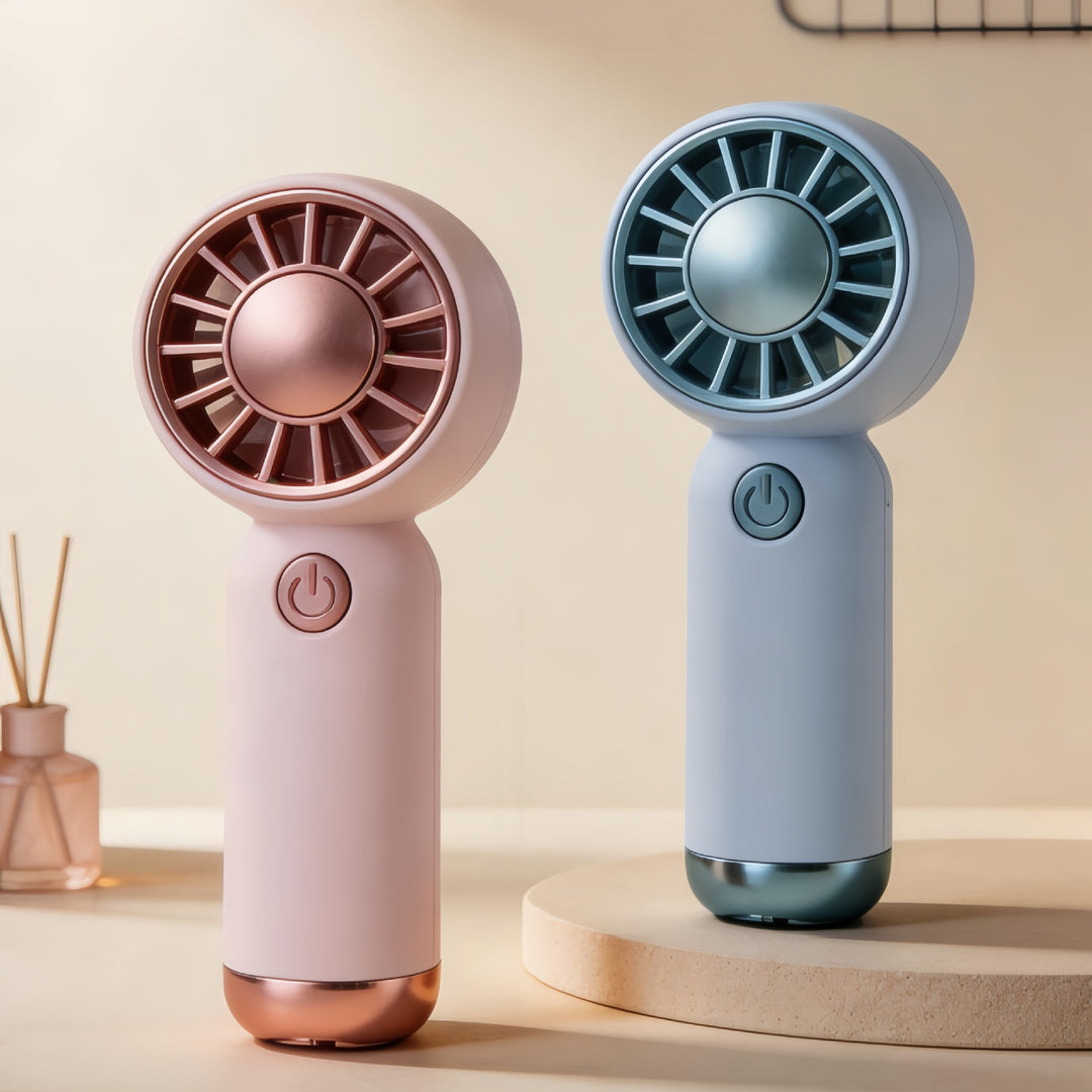Women's Portable Hand Fan with USB Charging Function Stornfield