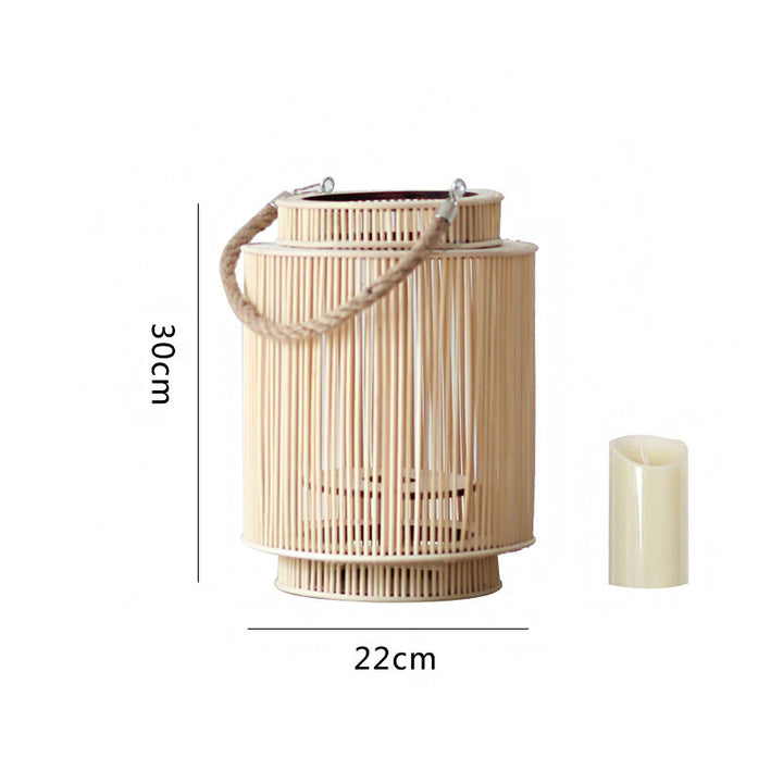Decorative Rattan Lantern Stornfield