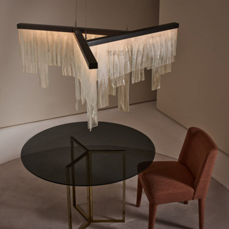 Elegant Hanging Linear Chandelier