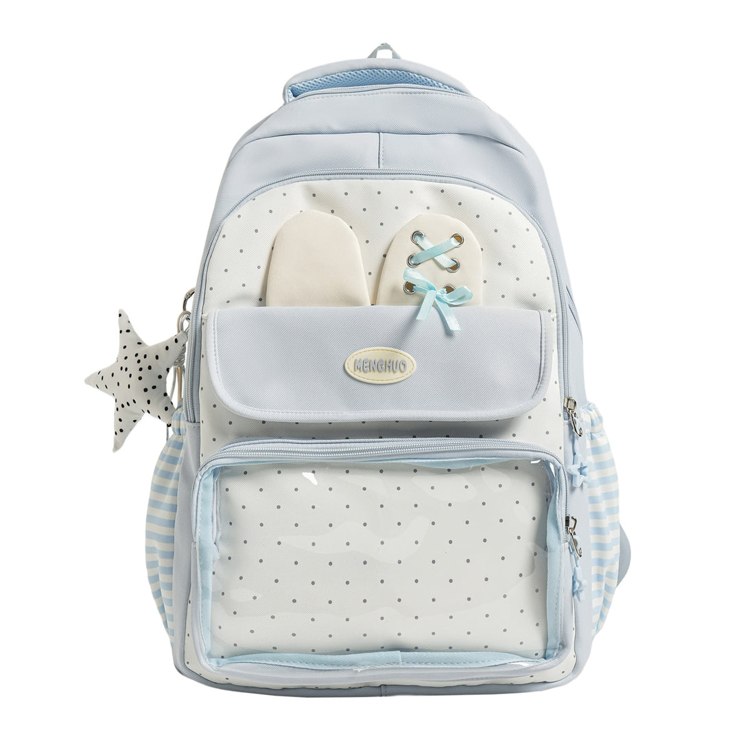 Multi-Compartment Polka Dot Backpack Stornfield