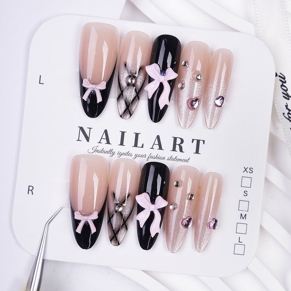 Artistic 3D Butterfly Press-On Nail Set Stornfield