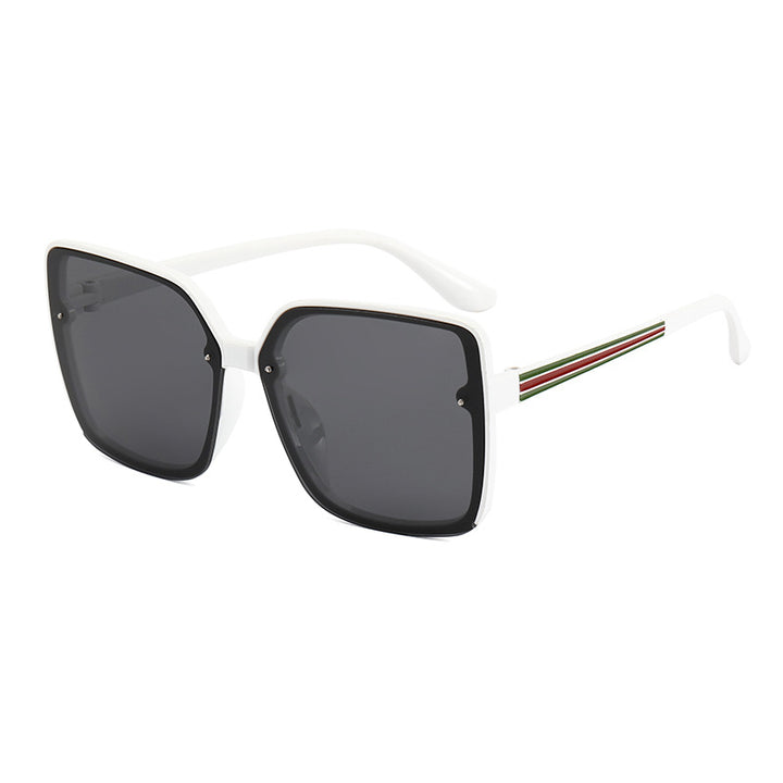 Women's Oversized Square Sunglasses with Contrasting Frame Stornfield