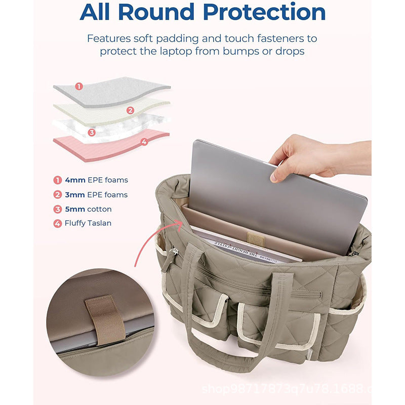 Elegant and Practical Shoulder Bag with Insulated Compartments Stornfield