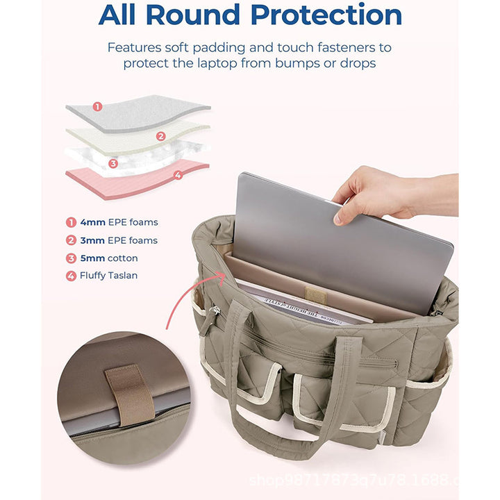 Elegant and Practical Shoulder Bag with Insulated Compartments Stornfield