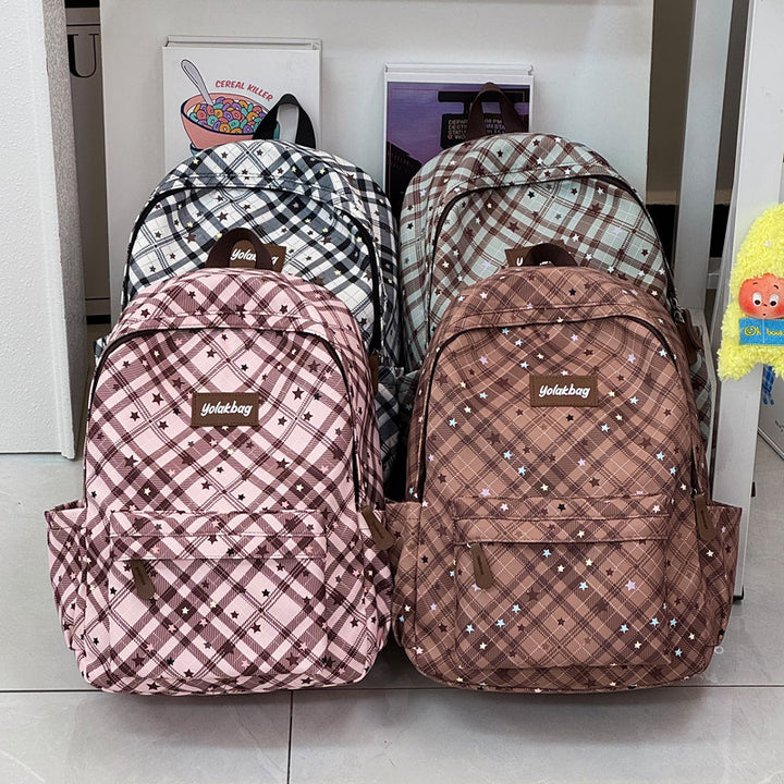 Playful Geometric Pattern Backpack Stornfield