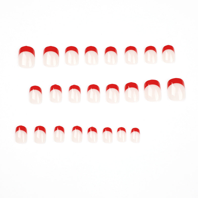 Elegant and creative nail art with French tip Stornfield