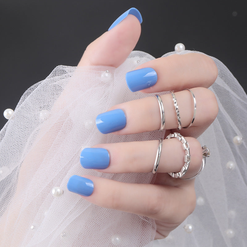 High-Gloss Square Press-On Nails Stornfield