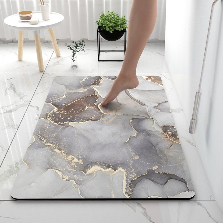 Soft Touch Marble Bath Mat Stornfield