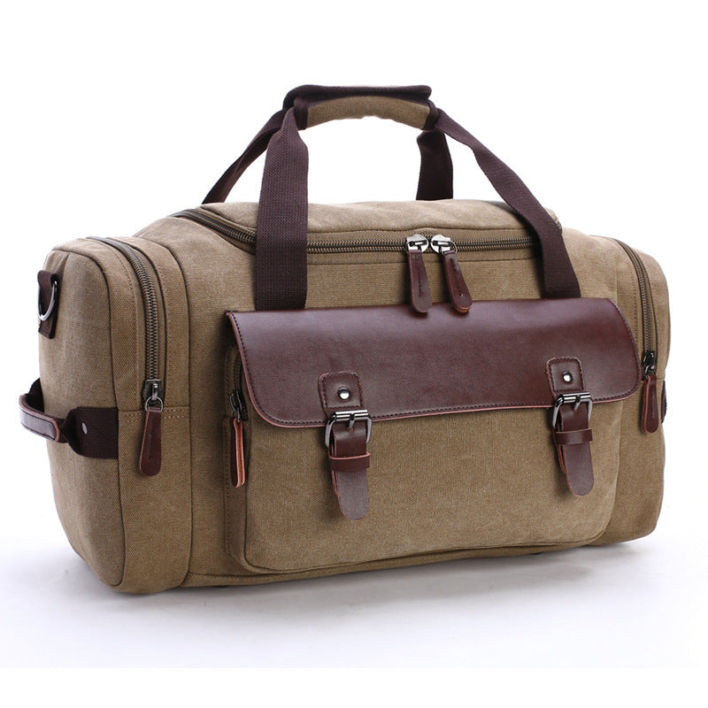 Spacious travel bag with high-quality leather trim Stornfield