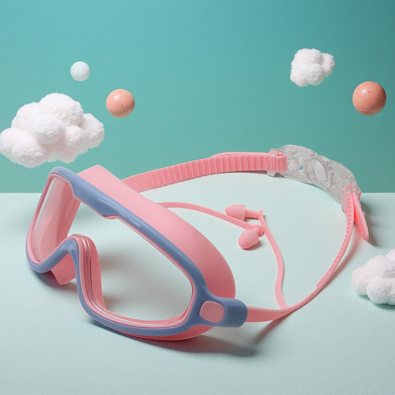 Waterproof swimming goggles with adjustable nose piece Stornfield