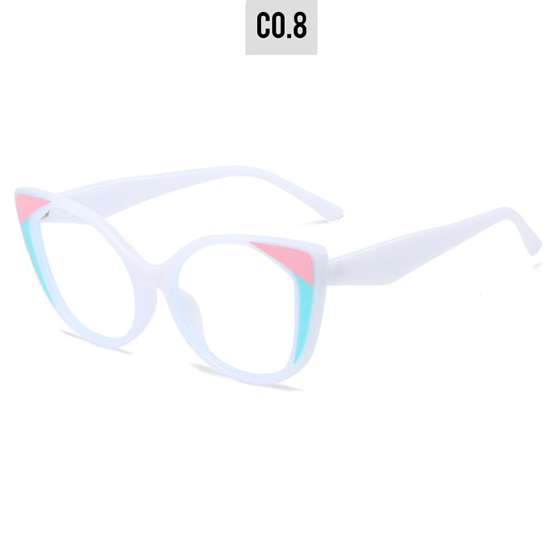 Women's Cat-Eye Glasses with Floral Design and Adjustable Nose Bridge Stornfield