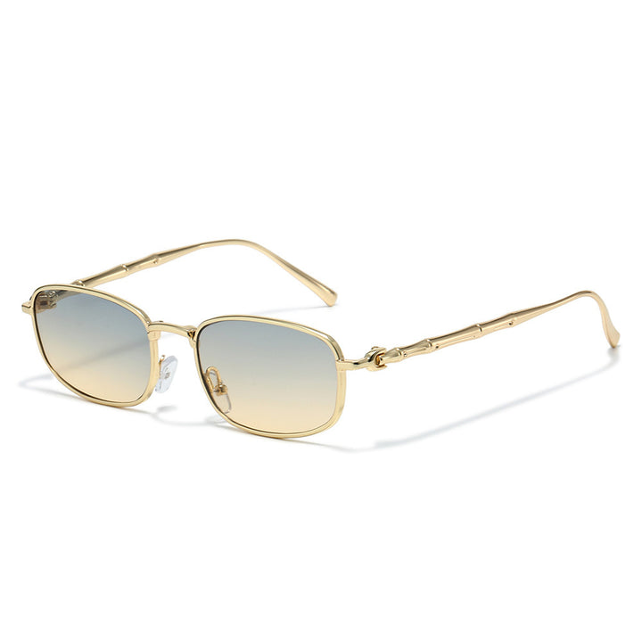 Chic Bamboo-Inspired Frame Sunglasses Stornfield