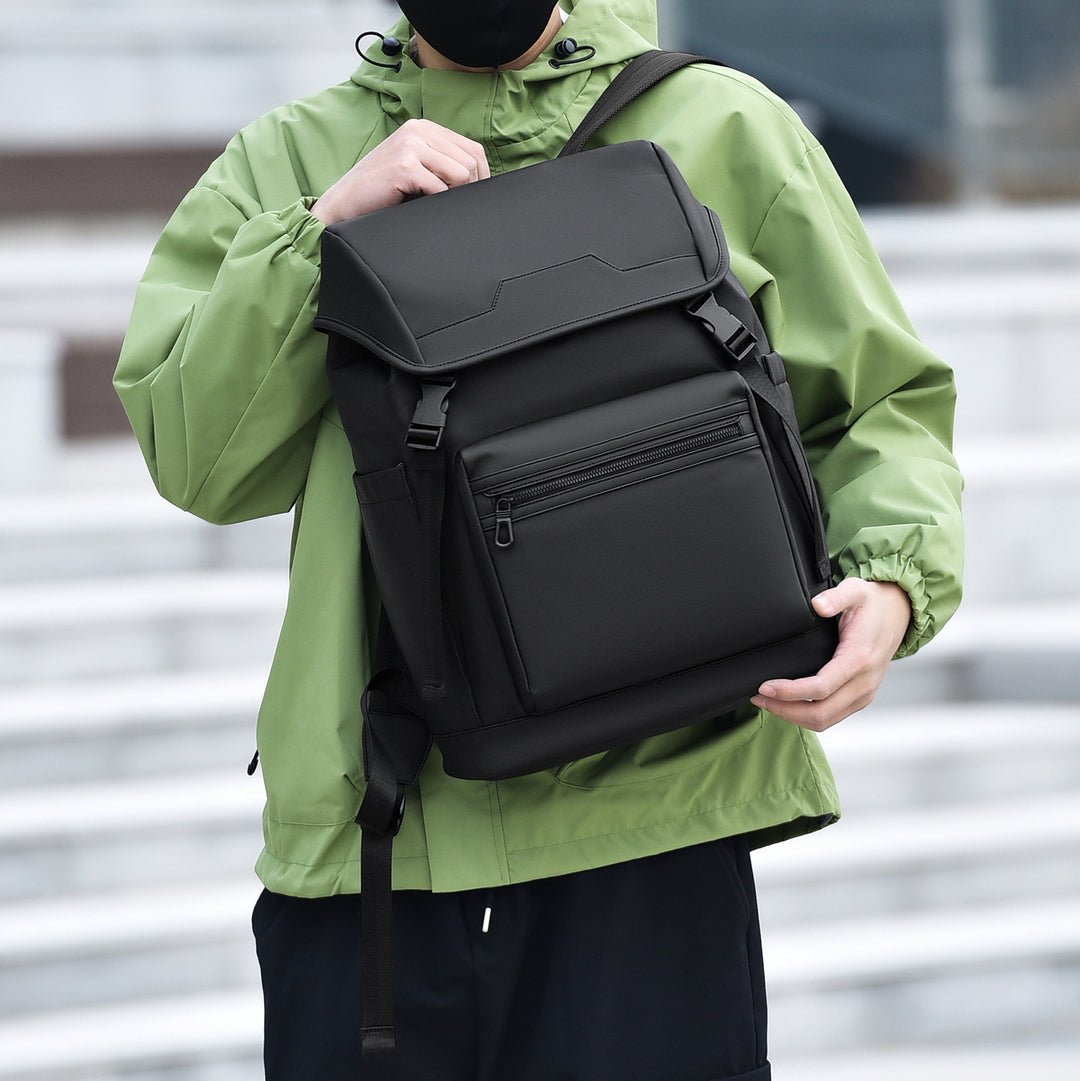 Sleek Dual-Compartment Backpack Stornfield