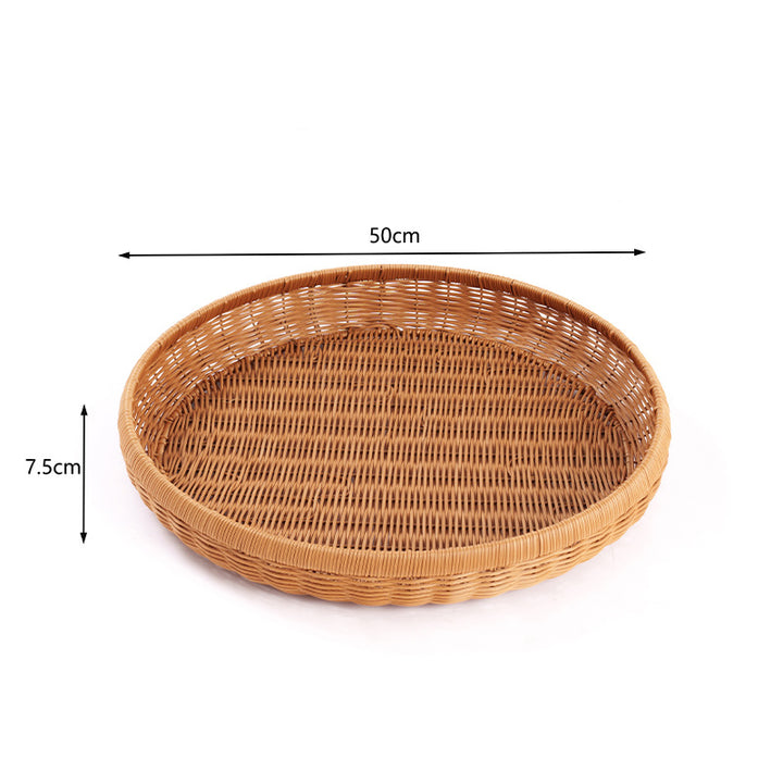 Handwoven Decorative Serving Tray Stornfield