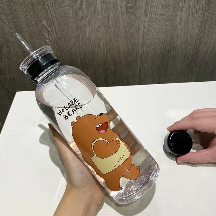Women's creative drinking bottle with playful panda design Stornfield