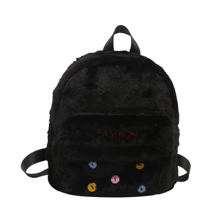 Plush backpack with playful design Stornfield