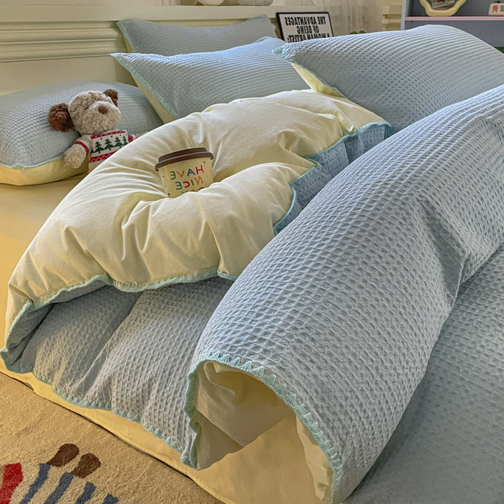 Cozy Textured Duvet Cover Set
