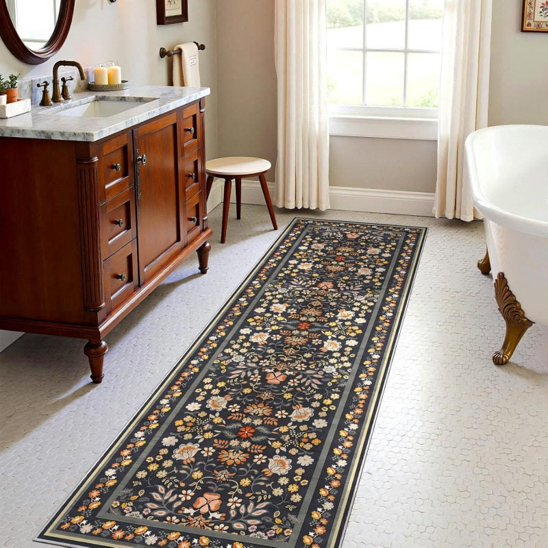 Vintage-Inspired Runner Rug
