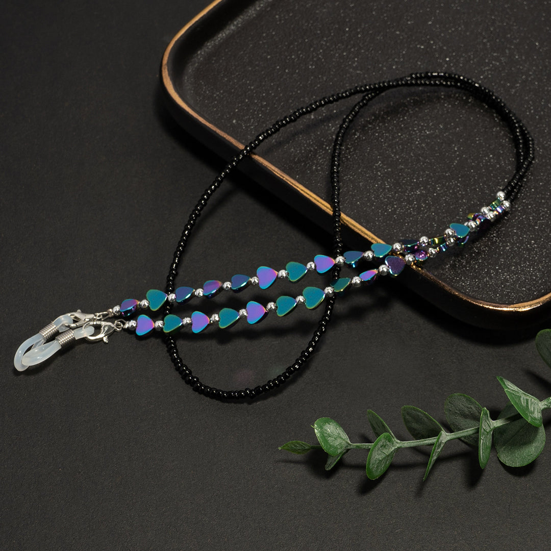 Heart-Shaped Beaded Eyewear Chain Stornfield