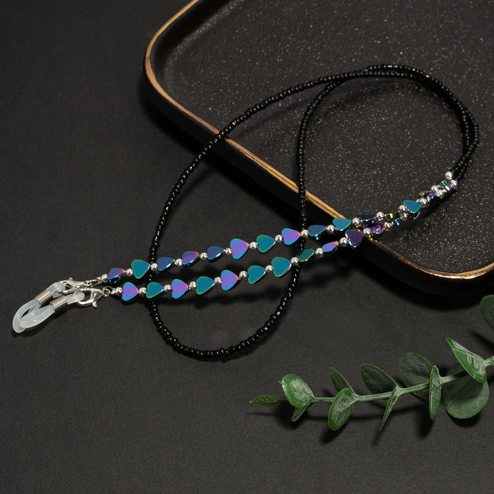 Heart-Shaped Beaded Eyewear Chain Stornfield