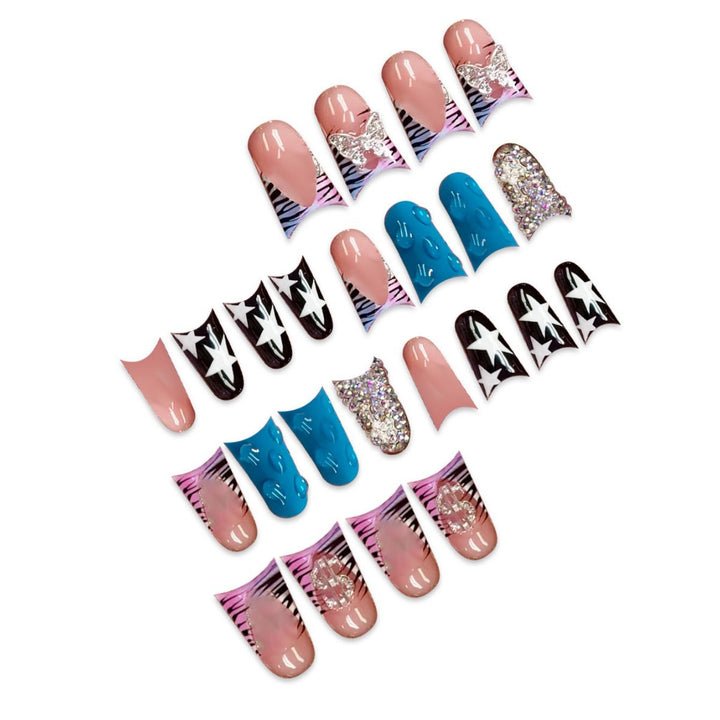 Glamorous 3D Press-On Nail Set Stornfield