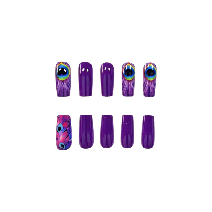 Artistic Peacock Nail Art Stornfield