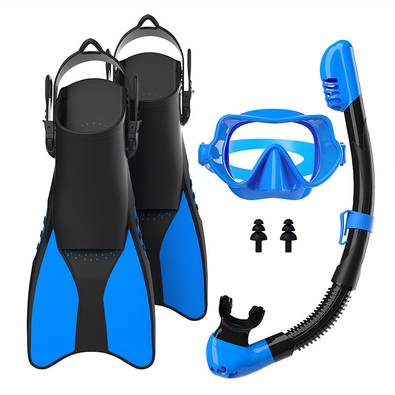Snorkel set with high-quality fins and ergonomic diving mask Stornfield