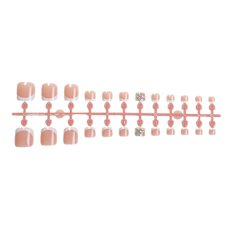 Artificial nail set with glamorous 3D decorations Stornfield