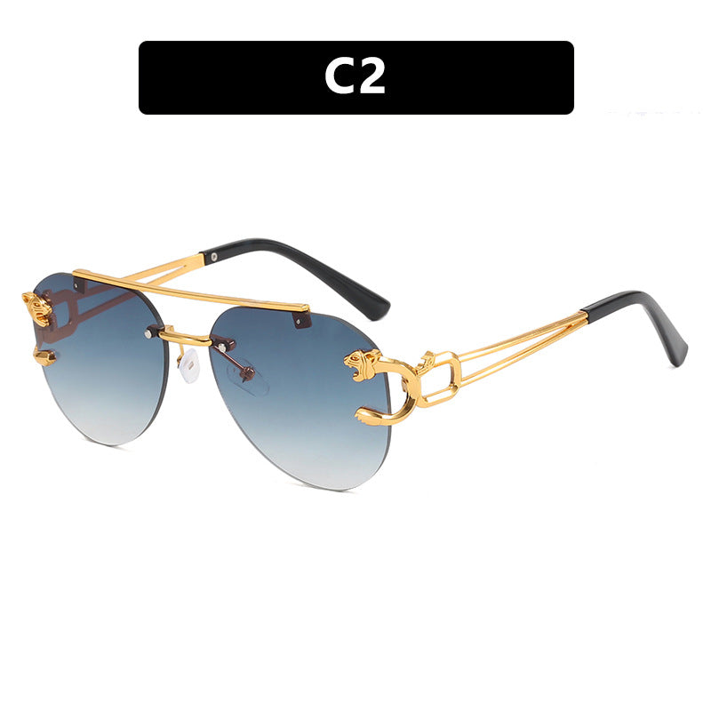 Women's unusual round sunglasses with decorative details Stornfield