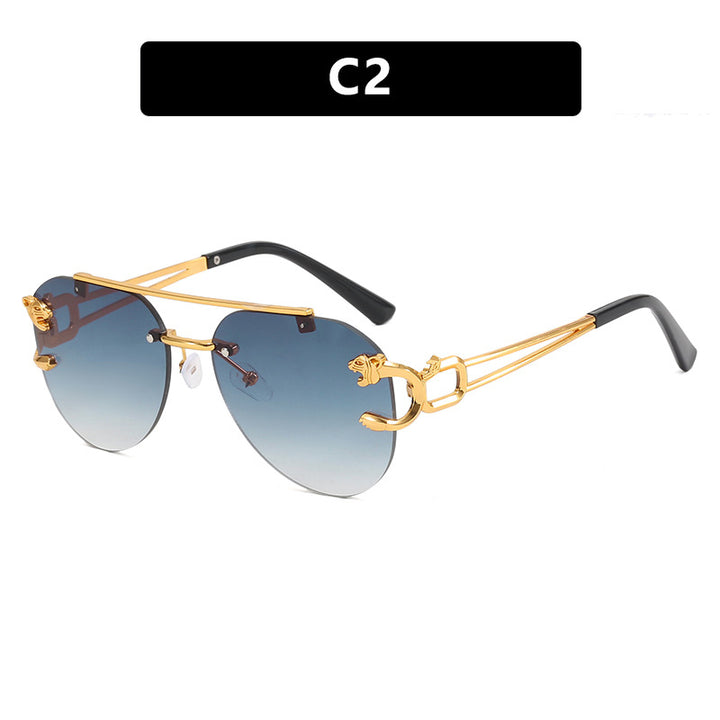 Women's unusual round sunglasses with decorative details Stornfield