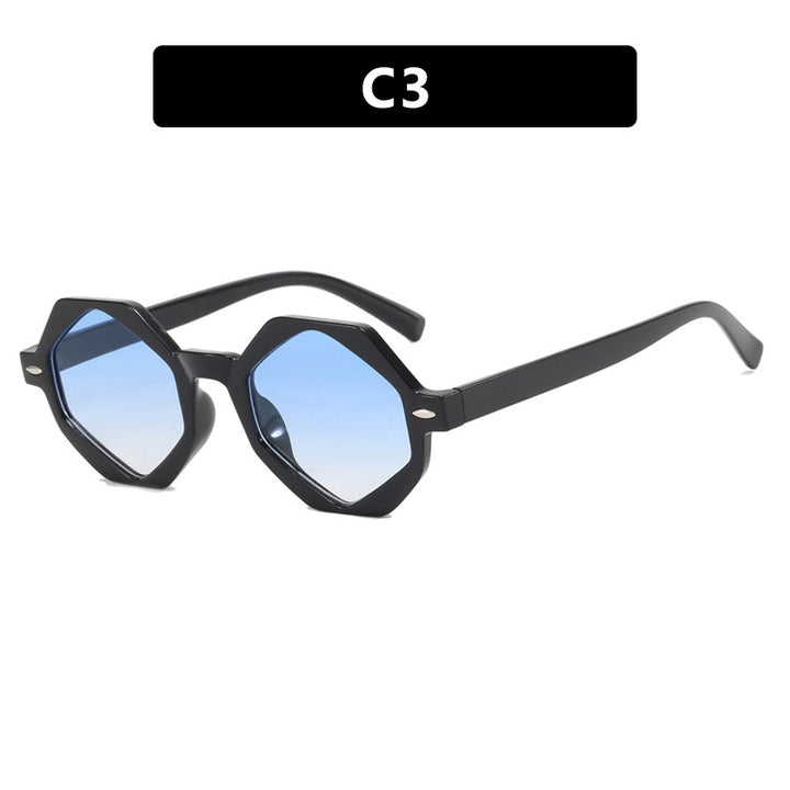 Ladies trendy sunglasses in modern octagonal design Stornfield