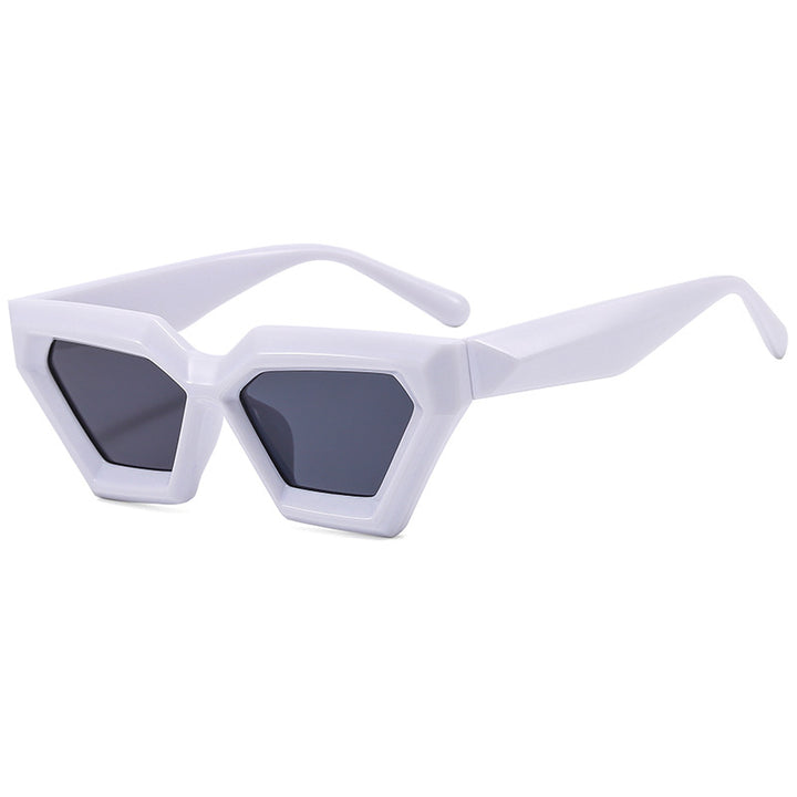 Women stylish hexagonal sunglasses Stornfield
