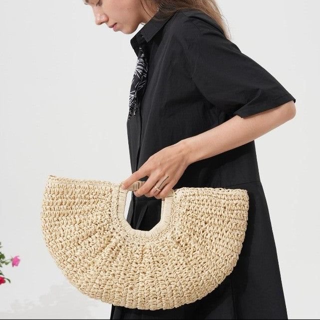 Handcrafted Macrame Bag with Structured Design Stornfield