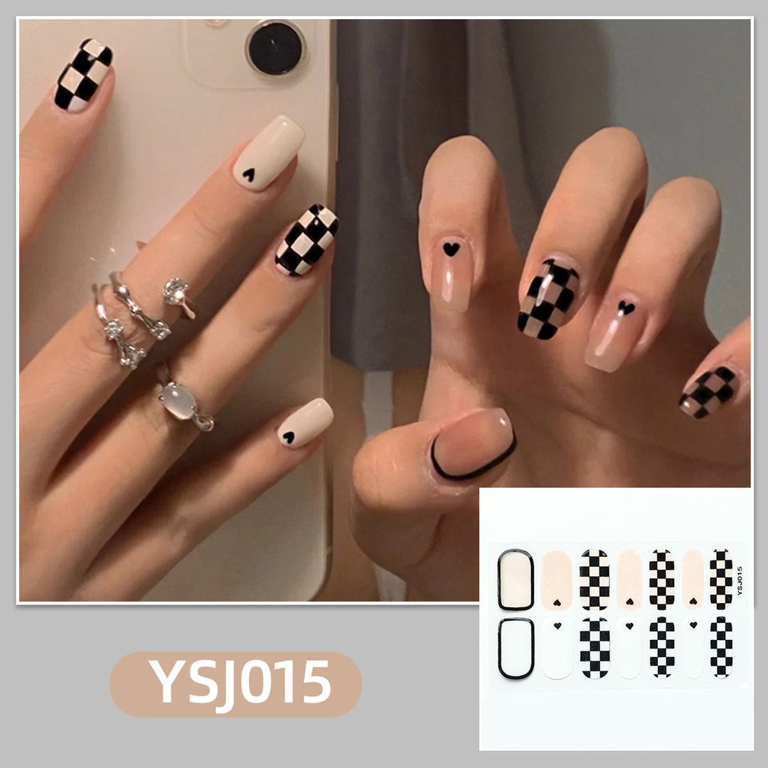 Artistic nail decoration with glitter details Stornfield