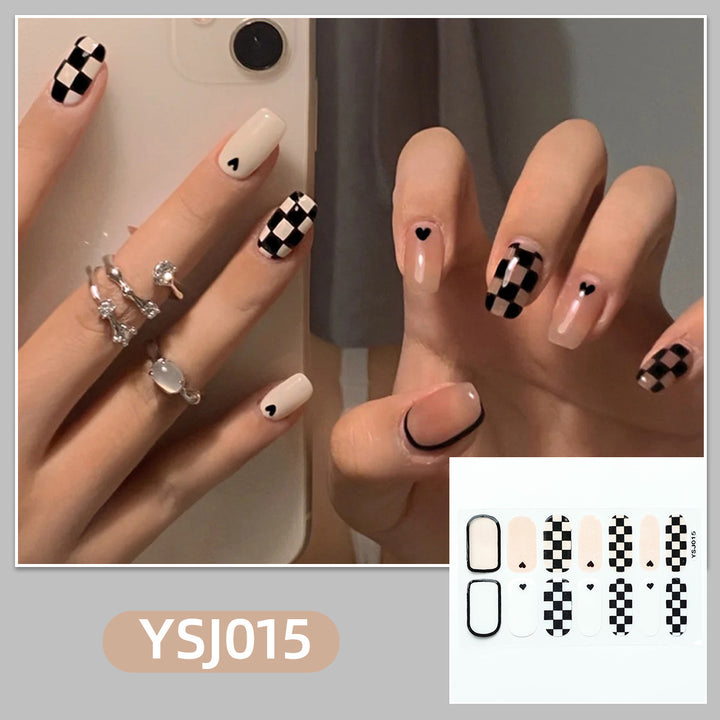 Artistic nail decoration with glitter details Stornfield