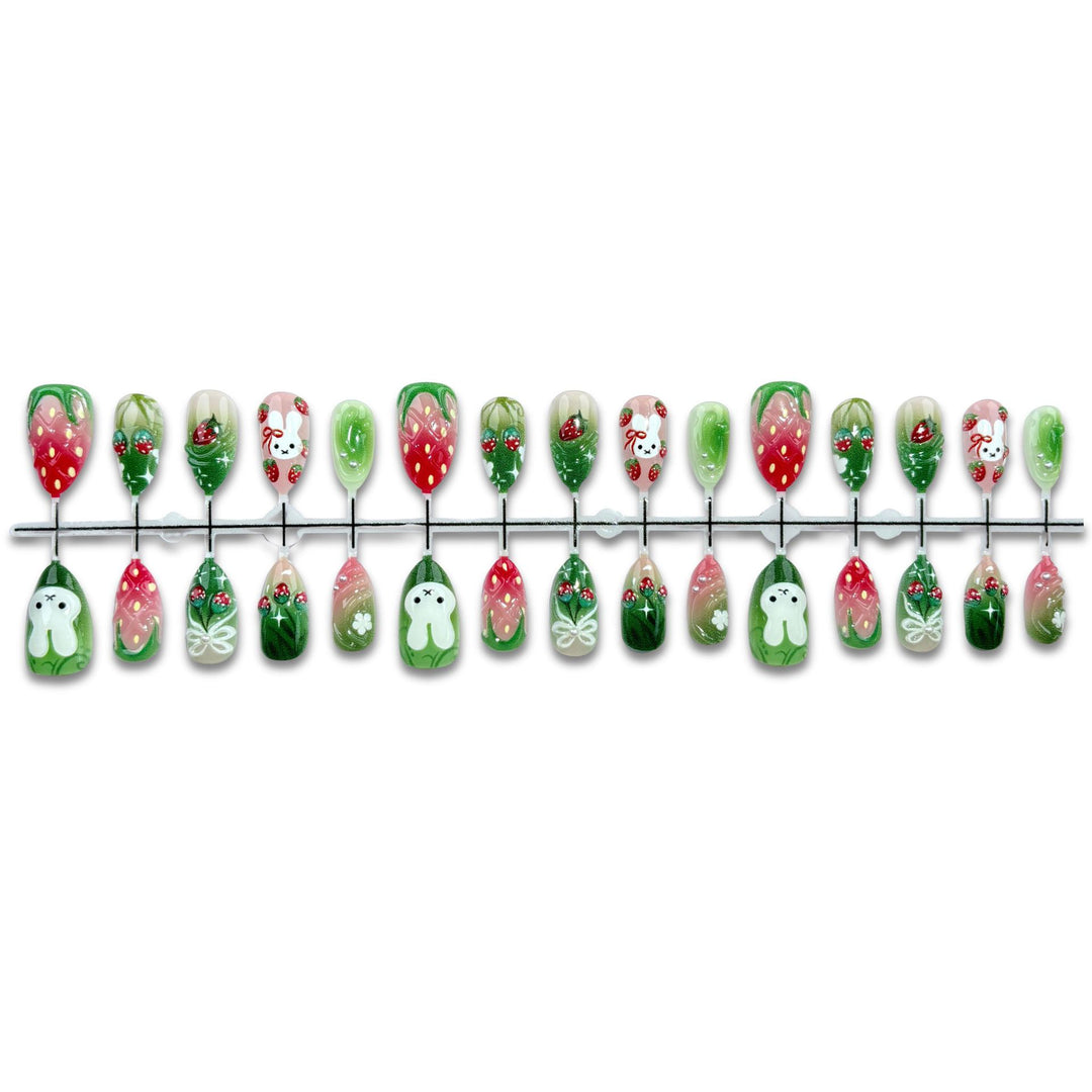 Decorative Nail Art Press-On Set 1790745924